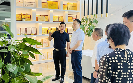 龙华民治街道张高攀书记莅临竞技宝官网登录入口考察、指导，助力竞技宝官网登录入口持续健康发展！